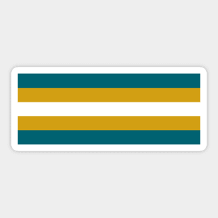 Jacksonville Color Stripes Sticker